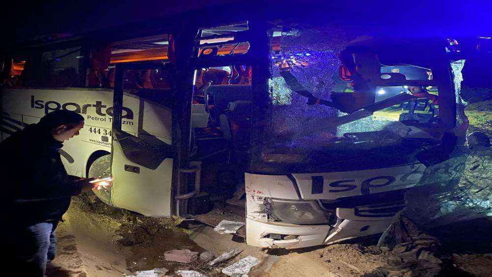 Aydın’da otobüs kazası: 1 ölü, 32 yaralı
